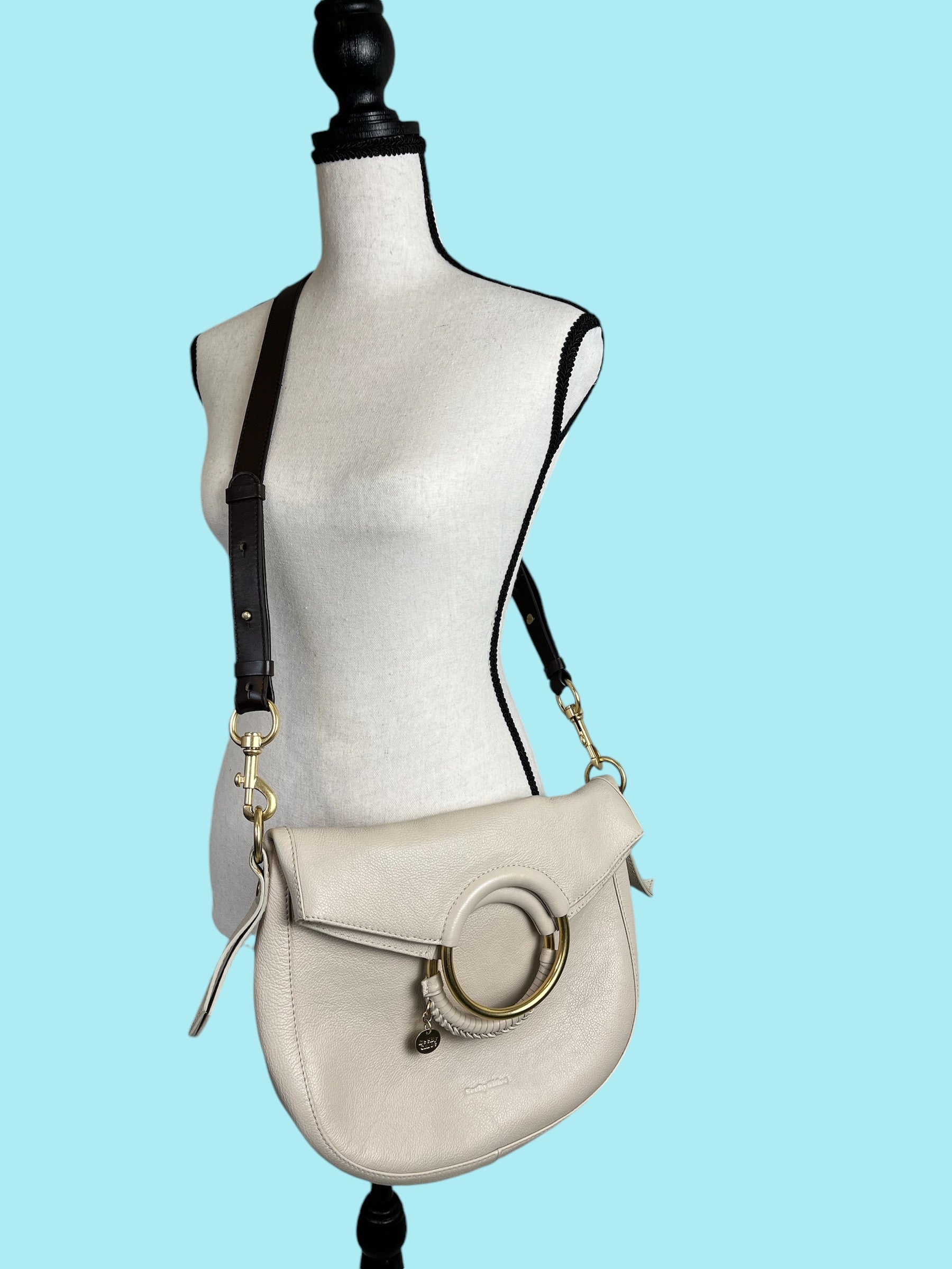 See By Chloe Monroe Crossbody 2way Leather Hobo Tote