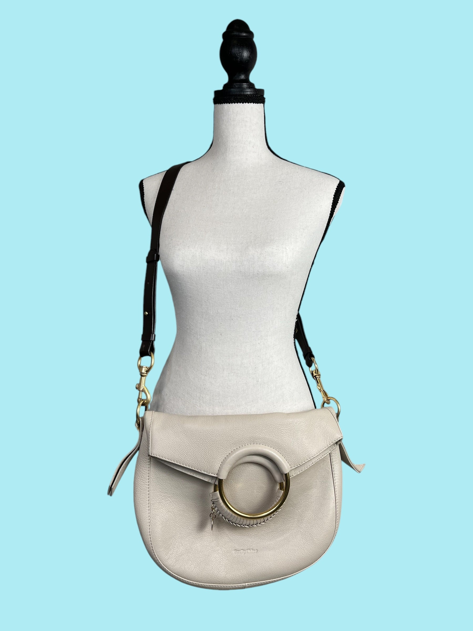 See By Chloe Monroe Crossbody 2way Leather Hobo Tote