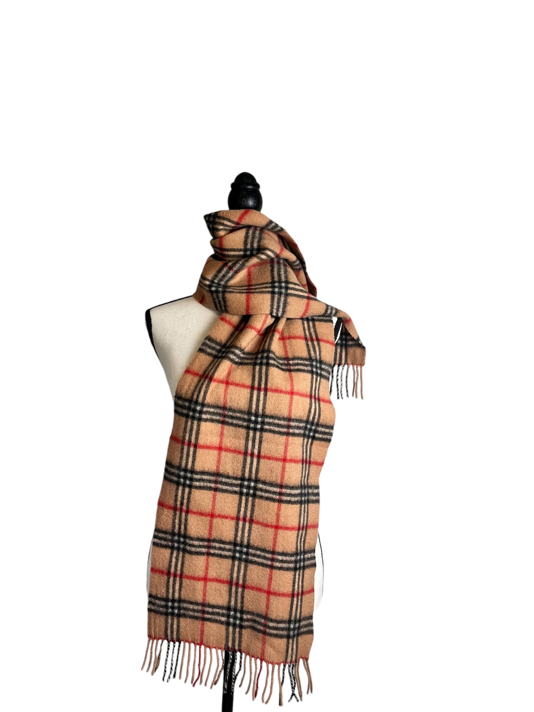 Burberry CLASSIC Nova Check Scarf in Tan - Unisex