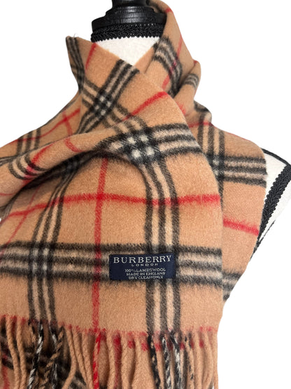 Burberry CLASSIC Nova Check Scarf in Tan - Unisex