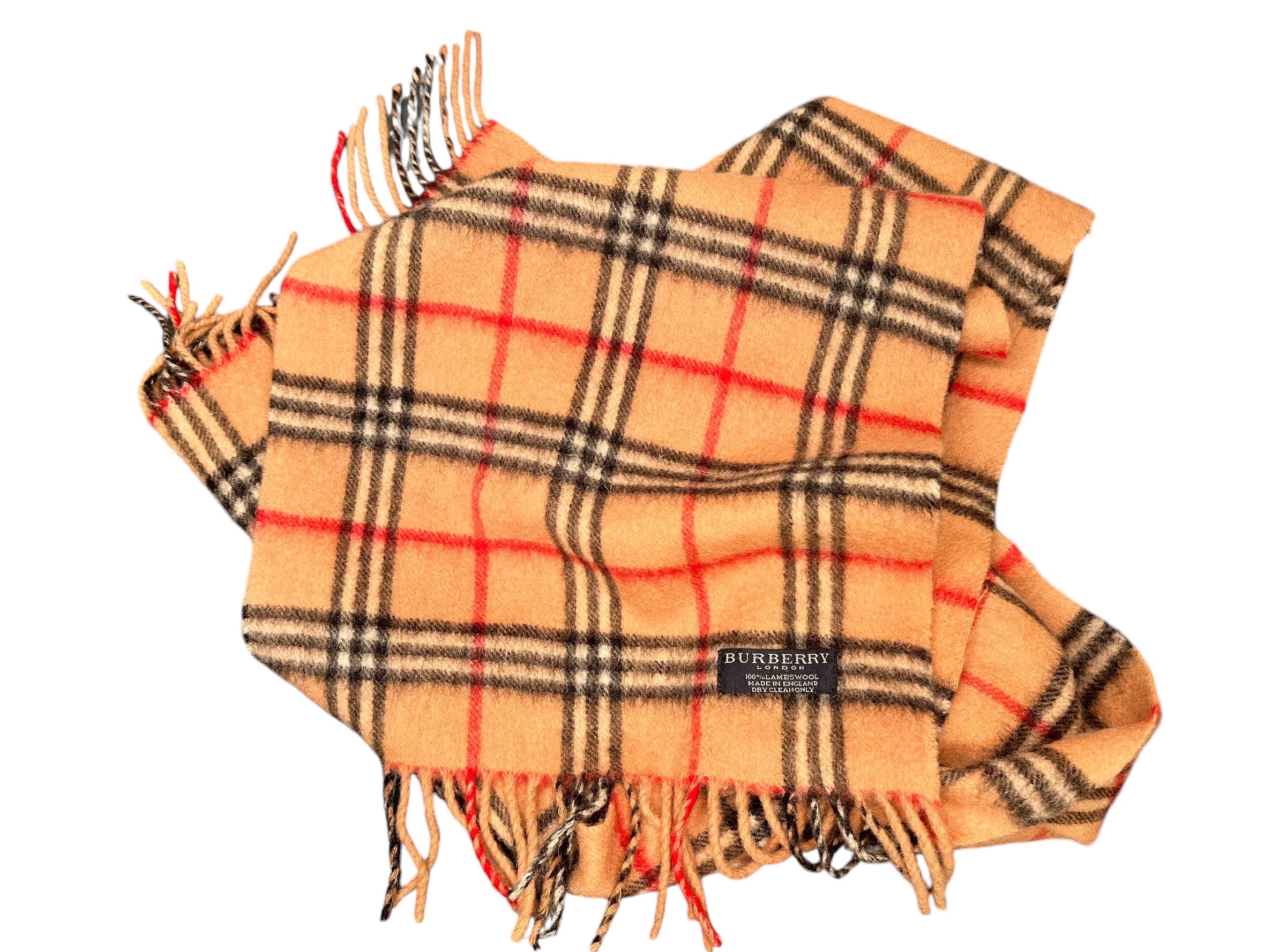 Burberry CLASSIC Nova Check Scarf in Tan - Unisex