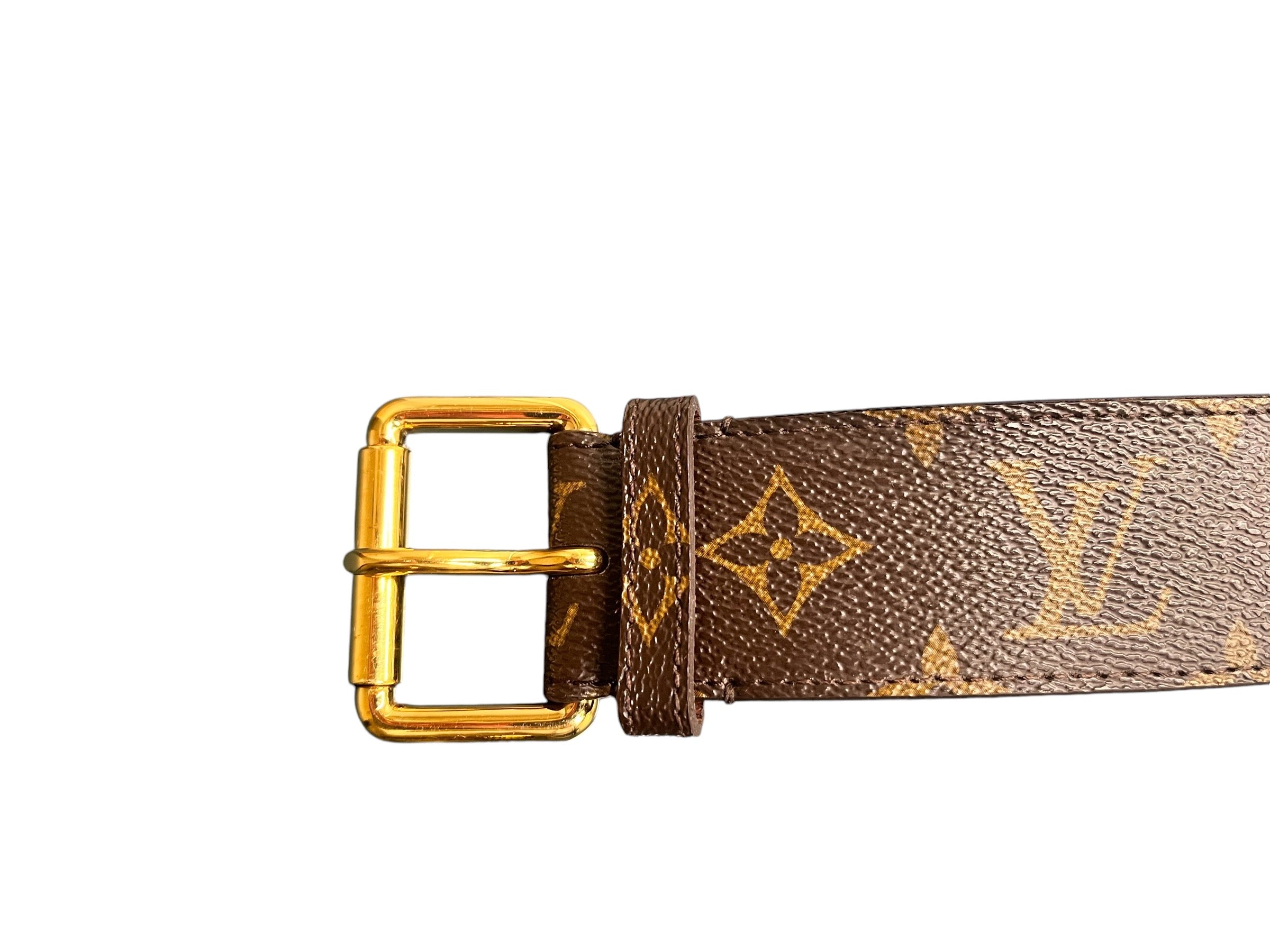 RARE Authentic Monogram Louis Vuitton Belt - Unisex